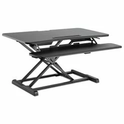 Best Pirce 💯 AdaptivErgo Sit-Stand Workstation, 37.38w X 26.13d X 19.88h, Black ⌛