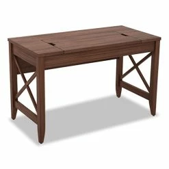 Cheapest 😀 Sit-to-Stand Table Desk, 47.25w X 23.63d X 29.5 To 43.75h, Modern Walnut 🤩 -Essentials shop ALELD4824WA 5