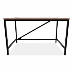 Buy β Industrial Series Table Desk, 47.25w X 23.63d X 29.5h, Modern Walnut β