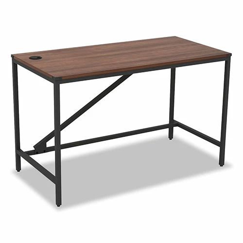 Buy ⌛ Industrial Series Table Desk, 47.25w X 23.63d X 29.5h, Modern Walnut ⭐ 4 Buy ⌛ Industrial Series Table Desk, 47.25w X 23.63d X 29.5h, Modern Walnut ⭐ - Image 2