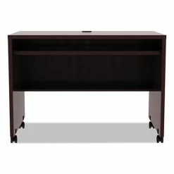 Brand new 🌟 Valencia Mobile Workstation Desk, 41.38w X 23.63d X 30h, Mahogany 🔔
