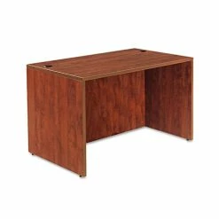 Top 10 🔥 Valencia Series Straight Desk Shell, 47.25w X 29.5d X 29.63h, Medium Cherry ⭐