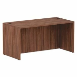 Best Pirce 🔥 Valencia Series Straight Front Desk Shell, 59.13w X 29.5d X 29.63h, Modern Walnut ❤️
