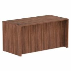 Best Pirce 🔥 Valencia Series Straight Front Desk Shell, 59.13w X 29.5d X 29.63h, Modern Walnut ❤️ -Essentials shop ALEVA216030WA 2