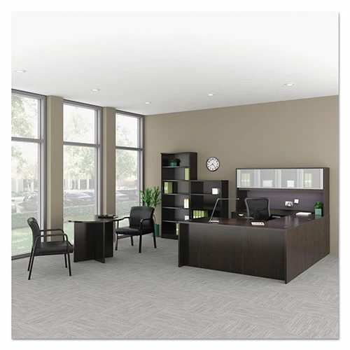 Cheap π€© Valencia Series Straight Front Desk Shell, 71w X 35.5d X 29.63h, Espresso π 4 Cheap π€© Valencia Series Straight Front Desk Shell, 71w X 35.5d X 29.63h, Espresso π - Image 2