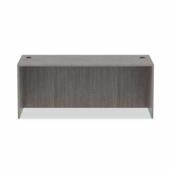 Promo 👏 Verona Veneer Series Straight Front Desk Shell, 71" X 35.5" X 29.63", Gray 😀