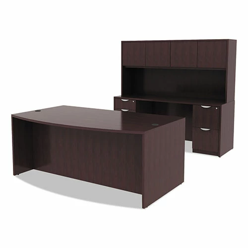 Best deal ๐ Valencia Bow Front Desk Shell, 71w X 35.5d To 41.38d X 29.63h Espresso ๐งจ 4 Best deal ๐ Valencia Bow Front Desk Shell, 71w X 35.5d To 41.38d X 29.63h Espresso ๐งจ - Image 2