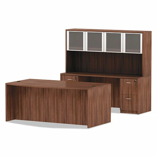 Best reviews of ๐ Valencia Series Bow Front Desk Shell, 71w X 41.38d X 29.63h, Modern Walnut ๐ 6 Best reviews of ๐ Valencia Series Bow Front Desk Shell, 71w X 41.38d X 29.63h, Modern Walnut ๐ - Image 4