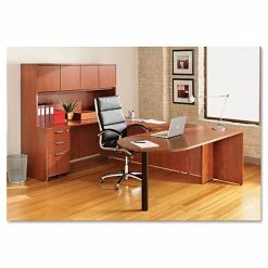 Coupon ✔️ Valencia Series D Top Desk, 71w X 35.5d X 29.63h, Medium Cherry 🎁 -Essentials shop ALEVA277236MC 4