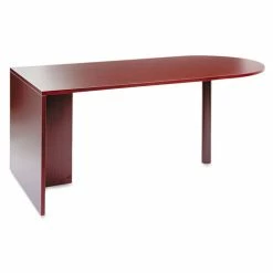 Hot Sale ❤️ Valencia Series D Top Desk, 71w X 35.5d X 29.63h, Mahogany 👍