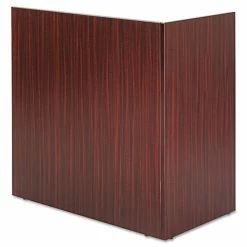 Brand new ⌛ Valencia Reversible Reception Return, 44 1/8w X 23 5/8d X 41 1/2h, Mahogany 🔔 -Essentials shop ALEVA324424MY 2