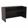 Cheap 𧨠Valencia Series Reception Desk With Counter, 71w X 35.5d X 42.5h, Espresso π 1 Cheap 𧨠Valencia Series Reception Desk With Counter, 71w X 35.5d X 42.5h, Espresso π -Essentials shop ALEVA327236ES