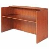 Best Sale 🎁 Valencia Series Reception Desk With Counter, 71w X 35.5d X 42.5h, Cherry 😀 -Essentials shop ALEVA327236MC
