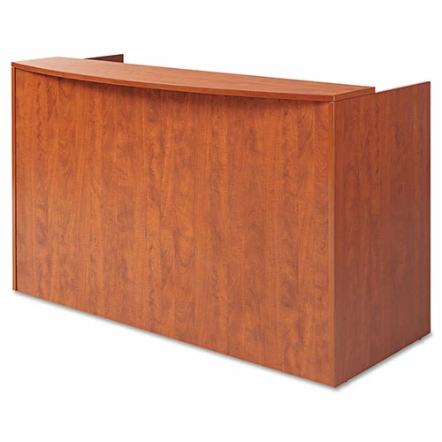 Best Sale π Valencia Series Reception Desk With Counter, 71w X 35.5d X 42.5h, Cherry π 3 Best Sale π Valencia Series Reception Desk With Counter, 71w X 35.5d X 42.5h, Cherry π - Image 2