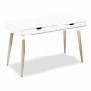 Outlet 🎁 Workspace By Scandinavian Writing Desk, 47.24" X 23.62" X 29.53", White/Beigewood 🔥 -Essentials shop ALEWSS4824WB