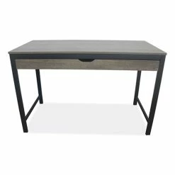 Budget 😍 Workspace By Modern Writing Desk, 47.24" X 23.62" X 29.92", Gray 🛒 -Essentials shop ALEWSWD4824GB 2