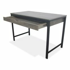 Budget 😍 Workspace By Modern Writing Desk, 47.24" X 23.62" X 29.92", Gray 🛒 -Essentials shop ALEWSWD4824GB 3