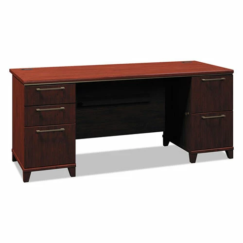 Best Sale β¨ Enterprise Collection 72W Double Pedestal Desk, 70.13w X 28.63d X 29.75h, Harvest Cherry (Box 2 Of 2) π₯° 3 Best Sale β¨ Enterprise Collection 72W Double Pedestal Desk, 70.13w X 28.63d X 29.75h, Harvest Cherry (Box 2 Of 2) π₯°
