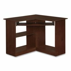 Discount 🤩 Corner Desk, 35.38 X 35.38 X 28.88, Resort Cherry ❤️