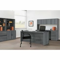 Hot Sale 😍 10500 Series Right Pedestal Desk, 66" X 30" X 29.5", 2 X Box Drawer(s), File Drawer(s), Single Pedestal On Right Side ❤️ -Essentials shop HON10583RLS1 1