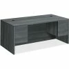 Best reviews of 🥰 Double-Ped Desk,Rectangle Top,72"x36"x29-1/2" , Sterling Ash 👏 -Essentials shop HON10593LS1