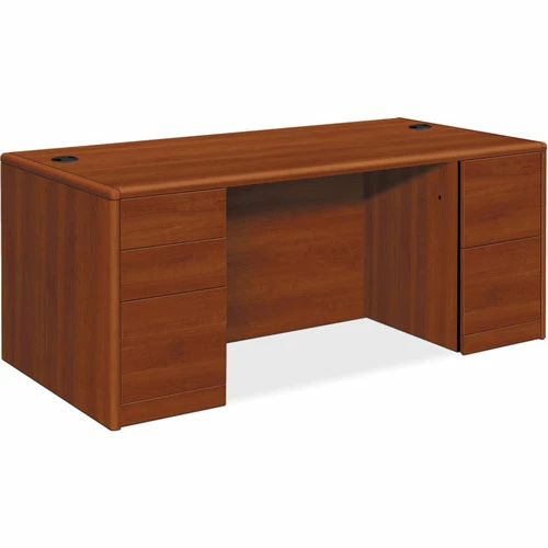 Coupon π₯° Desk, Double-Pedestal, F/F, B/B/F, 66"x30"x29-1/2" , Cognac β 3 Coupon π₯° Desk, Double-Pedestal, F/F, B/B/F, 66"x30"x29-1/2" , Cognac β