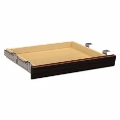 Discount ✔️ Laminate Angled Center Drawer, 22w X 15.38d X 2.5h, Mahogany 🎁