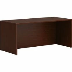 Wholesale 🛒 Desk Shell, Rectangle, 66"x30"x29" , Mahogany 🎉
