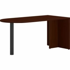 Best Pirce ✔️ Peninsula, W/End Panel, F/Mod Desk, 66"x30"x29" , Mahogany 🤩
