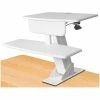 New 🤩 Desk Sit-To-Stand Workstation, 26-3/4" X 24-1/2" X 22", White ⭐