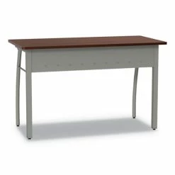Flash Sale 💯 Trento Line Rectangular Desk, 47.25w X 23.63d X 29.5h, Cherry 👍 -Essentials shop LITTR733CH 4