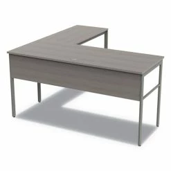 Outlet 🔥 Urban Desk Workstation, 59w X 59d X 29.5h, Ash 😉