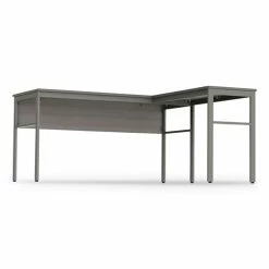 Alternative view of Outlet 🔥 Urban Desk Workstation, 59w X 59d X 29.5h, Ash 😉
