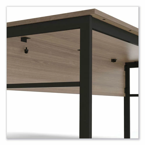 Best Sale 😍 Urban Desk Workstation, 59w X 59d X 29.5h, Natural Walnut 👏 4 Best Sale 😍 Urban Desk Workstation, 59w X 59d X 29.5h, Natural Walnut 👏 - Image 2