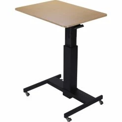 Budget 😀 28" Sit-to-Stand School Desk, Black Oak Square Top, 40" Height X 28" Width, Assembly Required 🤩