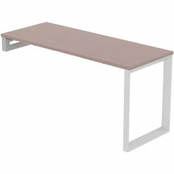 Hot Sale ✨ Side Leg Frame For 23-5/8"D Desktop, 23-1/4" X 5-1/2", Silver 👏 -Essentials shop LLR16206 2