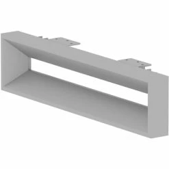 Hot Sale ✨ Side Leg Frame For 23-5/8"D Desktop, 23-1/4" X 5-1/2", Silver 👏 -Essentials shop LLR16206 4