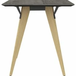 Outlet ❤️ Relevance Series Natural Wood Desk Frame, 72" X 30" X 26.5", Material: Wood, Finish: Natural 🥰 -Essentials shop LLR16244 1