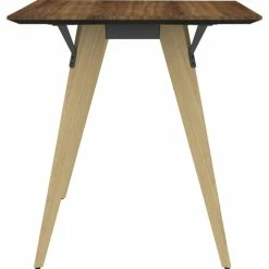 Outlet ❤️ Relevance Series Natural Wood Desk Frame, 72" X 30" X 26.5", Material: Wood, Finish: Natural 🥰 -Essentials shop LLR16244 4