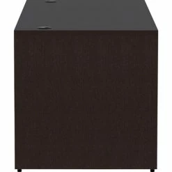 Alternative view of Outlet ✨ Espresso Laminate Desk, 72" X 30" X 29.5"Desk Shell, 1", Material: Polyvinyl Chloride (PVC) Edge, Finish: Espresso 🛒