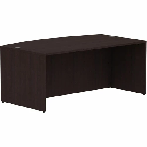 Wholesale π Espresso Laminate Desk, 72" X 41.4" X 29.5"Desk Shell, 1" Top, Bow Front Edge, Material: Polyvinyl Chloride (PVC) Edge, Finish: Espresso Laminate π 3 Wholesale π Espresso Laminate Desk, 72" X 41.4" X 29.5"Desk Shell, 1" Top, Bow Front Edge, Material: Polyvinyl Chloride (PVC) Edge, Finish: Espresso Laminate π