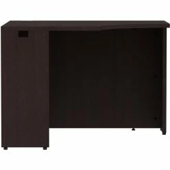 Outlet 🔥 Espresso Laminate Desk, 42" X 24" X 29.5"Desk, 1" Top, Material: Polyvinyl Chloride (PVC) Edge, Finish: Espresso Laminate ⌛ -Essentials shop LLR18261 3