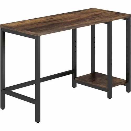 Wholesale βοΈ Metal Frame Desk - 47.3" X 19.8" X 29.5" X 1" - 2 Shelve(s) - Material: Steel Frame - Finish: Black Powder π§₯ Coat Frame, Vintage Oak Top, Laminate Top π€© 3 Wholesale βοΈ Metal Frame Desk - 47.3" X 19.8" X 29.5" X 1" - 2 Shelve(s) - Material: Steel Frame - Finish: Black Powder π§₯ Coat Frame, Vintage Oak Top, Laminate Top π€©