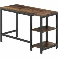 Wholesale βοΈ Metal Frame Desk - 47.3" X 19.8" X 29.5" X 1" - 2 Shelve(s) - Material: Steel Frame - Finish: Black Powder π§₯ Coat Frame, Vintage Oak Top, Laminate Top π€© 10 Wholesale βοΈ Metal Frame Desk - 47.3" X 19.8" X 29.5" X 1" - 2 Shelve(s) - Material: Steel Frame - Finish: Black Powder π§₯ Coat Frame, Vintage Oak Top, Laminate Top π€© -Essentials shop LLR18311 2