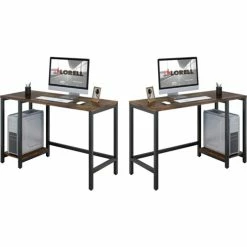 Wholesale βοΈ Metal Frame Desk - 47.3" X 19.8" X 29.5" X 1" - 2 Shelve(s) - Material: Steel Frame - Finish: Black Powder π§₯ Coat Frame, Vintage Oak Top, Laminate Top π€© 11 Wholesale βοΈ Metal Frame Desk - 47.3" X 19.8" X 29.5" X 1" - 2 Shelve(s) - Material: Steel Frame - Finish: Black Powder π§₯ Coat Frame, Vintage Oak Top, Laminate Top π€© -Essentials shop LLR18311 3