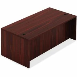 Promo ✨ Top 1-1/2" Desk, 30" X 66" X 30", Mahogany 🔔