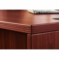Promo ✨ Top 1-1/2" Desk, 30" X 66" X 30", Mahogany 🔔 -Essentials shop LLR34302 4