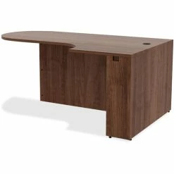 Promo 🌟 Right Peninsula, 72" X 42" X 29-1/2", Walnut 🥰 -Essentials shop LLR34402 4