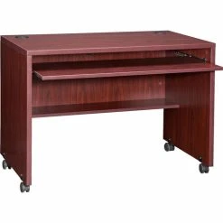 Top 10 🛒 Computer Workstation, 41 3/8" X 23 5/8" X 29 1/2", Mahogany ✔️