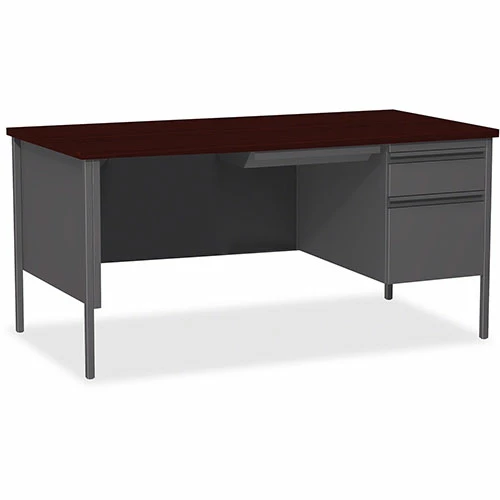 Cheap π Single Pedestal Desk, RH, 66" X 30" X 29-1/2", Mahogany π€© 3 Cheap π Single Pedestal Desk, RH, 66" X 30" X 29-1/2", Mahogany π€©